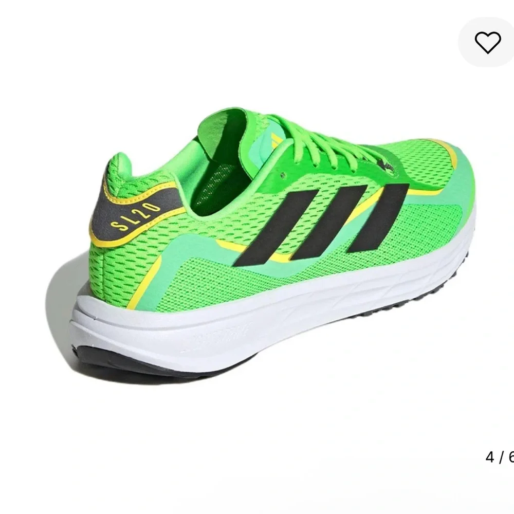 Adidas SL20.3 Green and Black Running Shoes